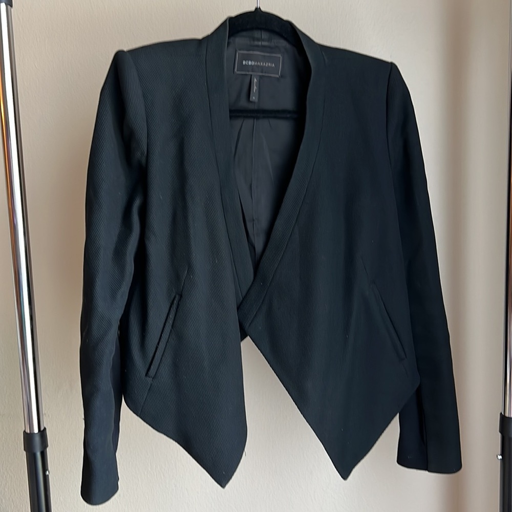 BCBGMaxAzria Asymmetrical Blazer Jacket